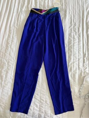 City Girl Blue Purple Women’s Casual Pants